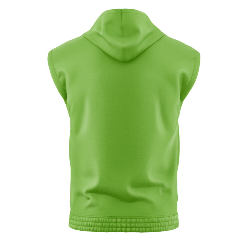 Rayquaza Face Pokemon Sleeveless Hoodie - Image 2
