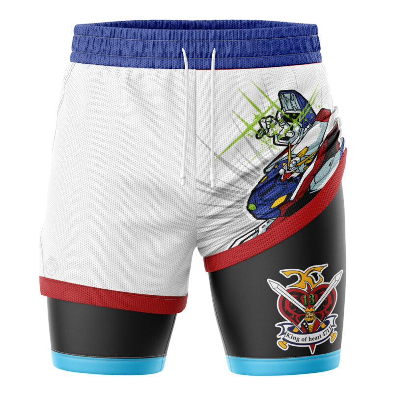 Shining Gundam King of Heart G Gundam 2-in-1 Performance Shorts - Image 2