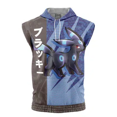 Shiny Umbreon Attack Pokemon Sleeveless Hoodie