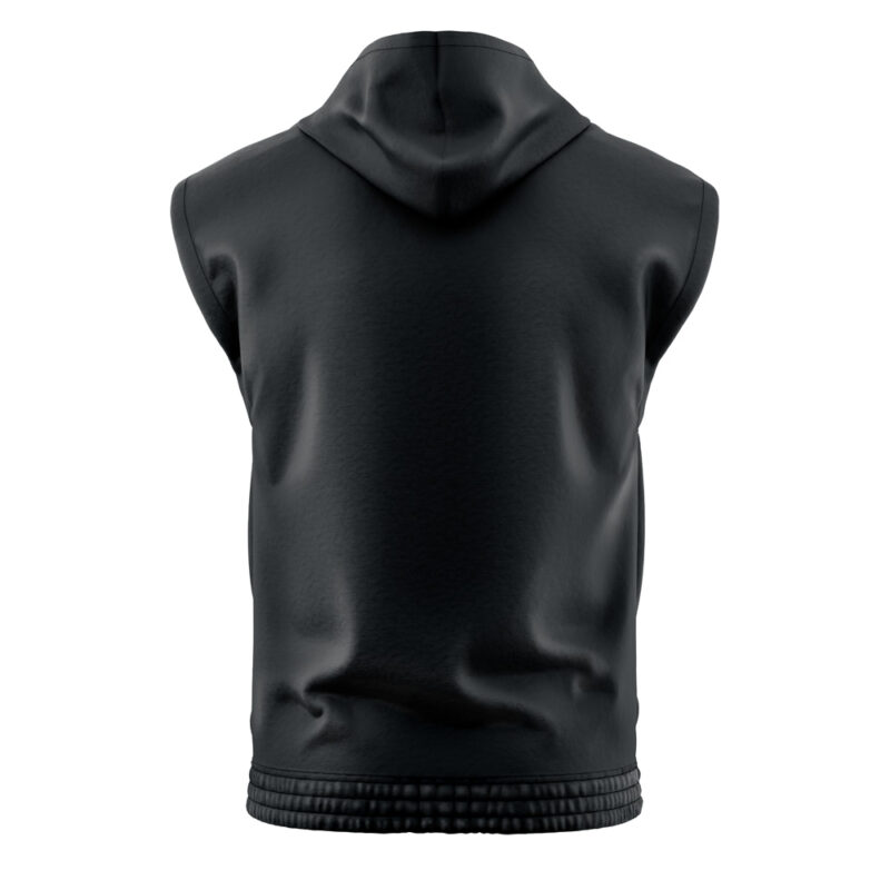 Shiny Umbreon Face Pokemon Sleeveless Hoodie - Image 2