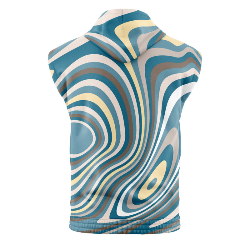 Snorlax Trippy Pokemon Sleeveless Hoodie - Image 2