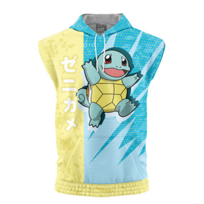 Squirtle Attack Pokemon Sleeveless Hoodie