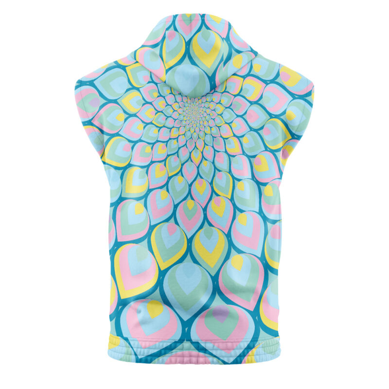 Squirtle Trippy Pokemon Sleeveless Hoodie - Image 2