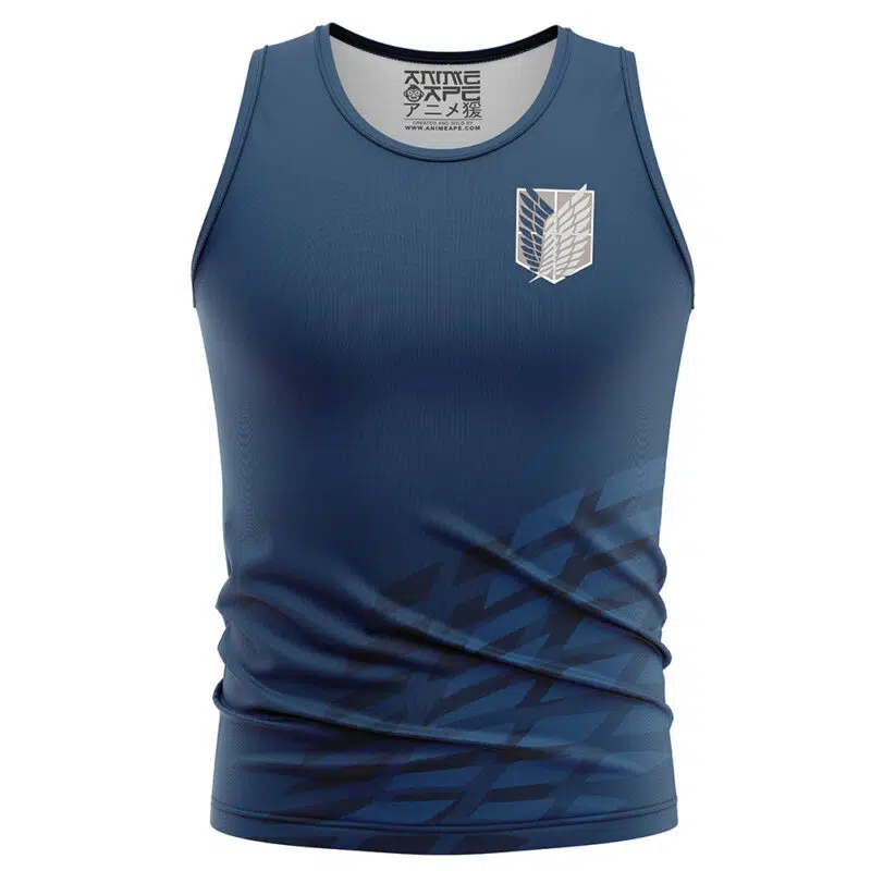 Survey Corps Blue Attack on Titan Tank Top