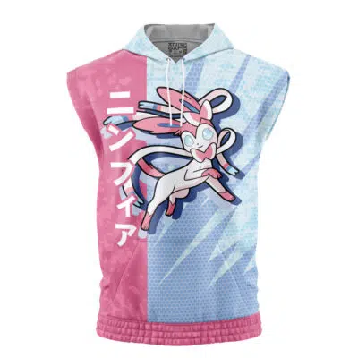 Sylveon Attack Pokemon Sleeveless Hoodie
