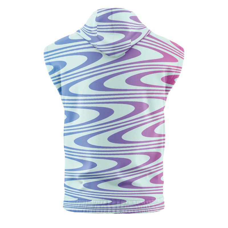Sylveon Trippy Pokemon Sleeveless Hoodie - Image 2