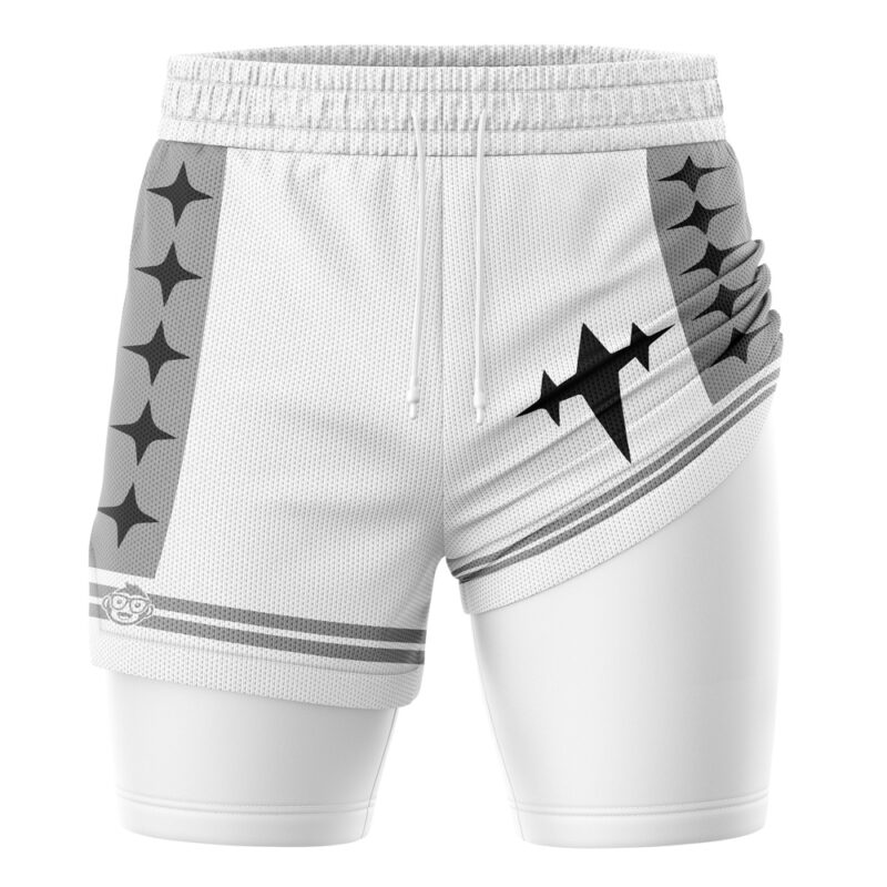 Three Star Goku Uniform Kill La Kill 2-in-1 Performance Shorts