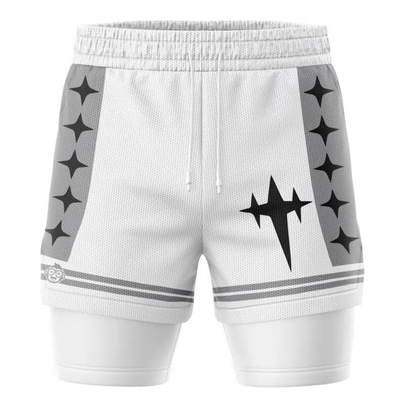 Three Star Goku Uniform Kill La Kill 2-in-1 Performance Shorts