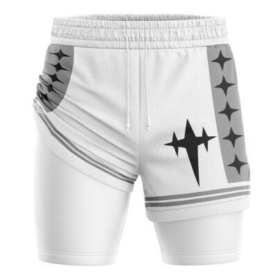 Three Star Goku Uniform Kill La Kill 2-in-1 Performance Shorts