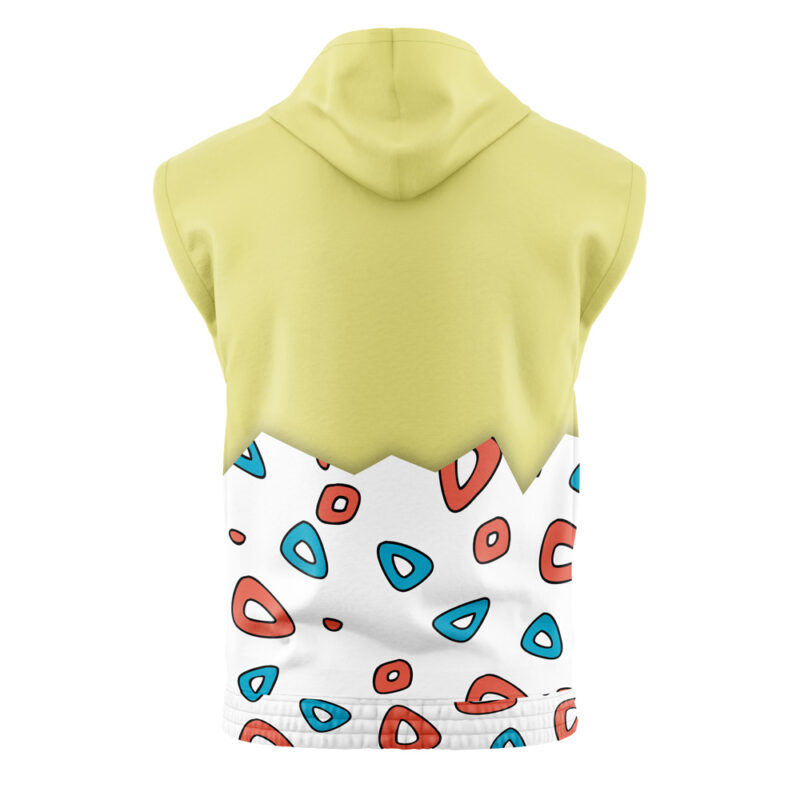 Togepi Face Pokemon Sleeveless Hoodie - Image 2