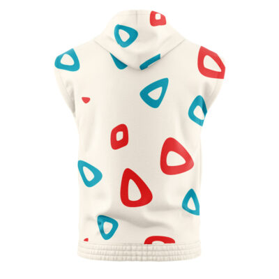 Togepi Pattern Pokemon Sleeveless Hoodie