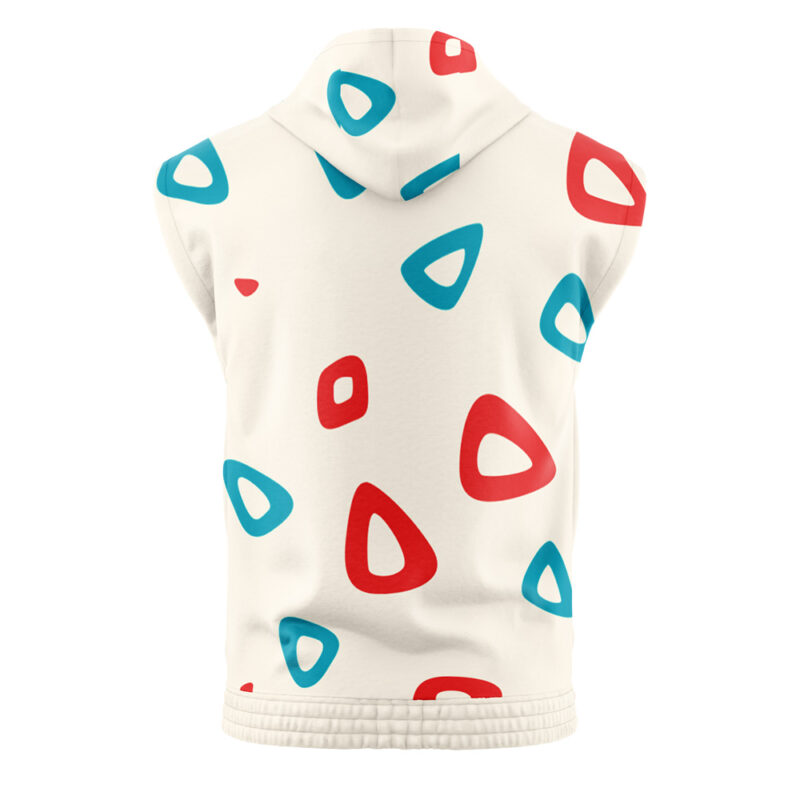 Togepi Pattern Pokemon Sleeveless Hoodie