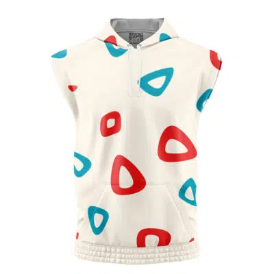 Togepi Pattern Pokemon Sleeveless Hoodie