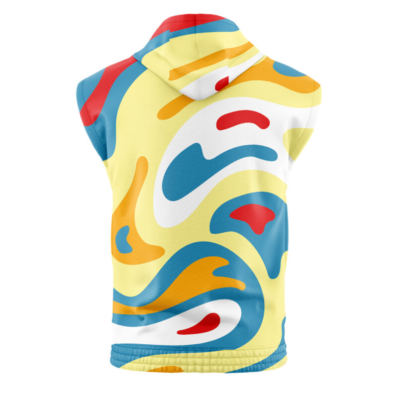 Togepi Trippy Pokemon Sleeveless Hoodie - Image 2