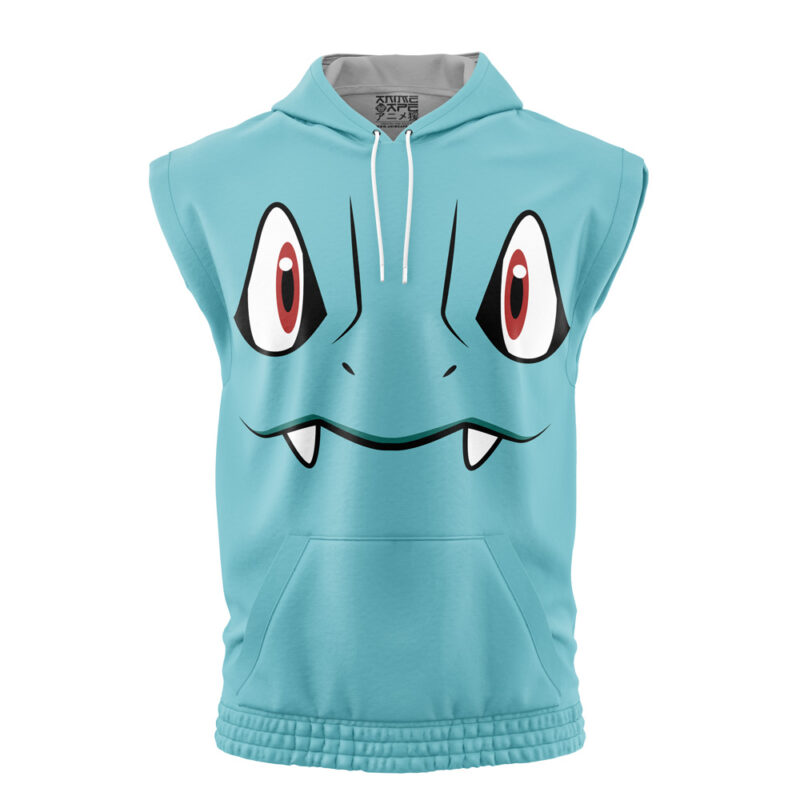 Totodile Face Pokemon Sleeveless Hoodie