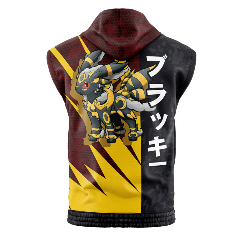 Umbreon Attack Pokemon Sleeveless Hoodie - Image 2
