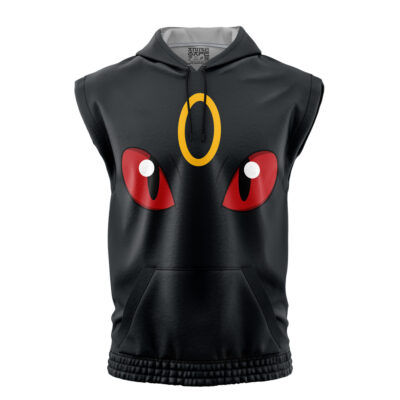 Umbreon Face Pokemon Sleeveless Hoodie