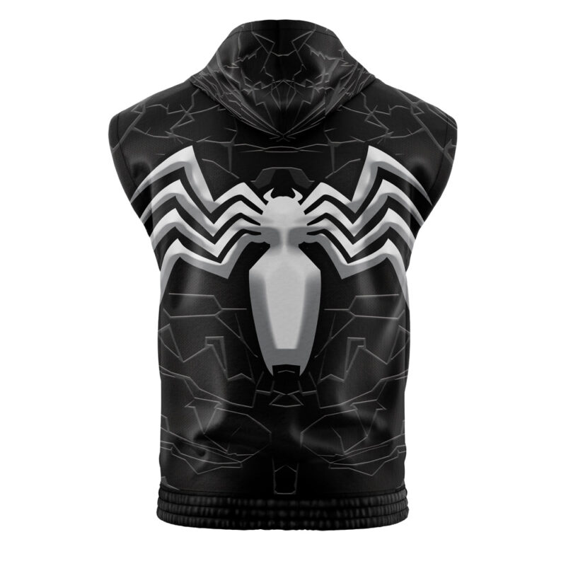 Venom Marvel Sleeveless Hoodie - Image 2