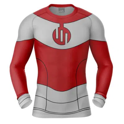 Viltrumite Leader Thragg Invincible Long Sleeve Rash Guard Compression Shirt