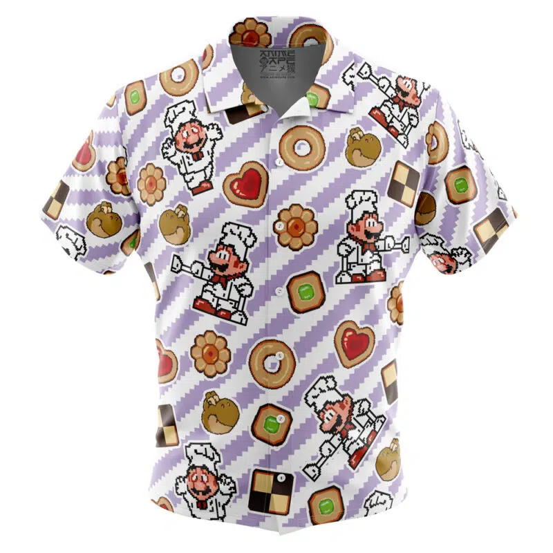 Yoshi’s Cookie Super Mario Bros Button Up Hawaiian Shirt