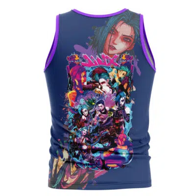 Jinx Arcane League of Legends Streetwear Tank Top