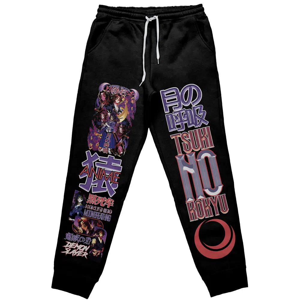 Kokushibo V3 Demon Slayer Streetwear Sweatpants | Anime Ape