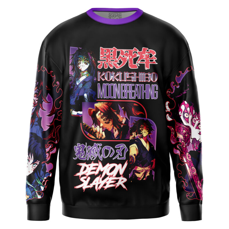 Kokushibo V3 Demon Slayer Streetwear Sweatshirt - Image 2