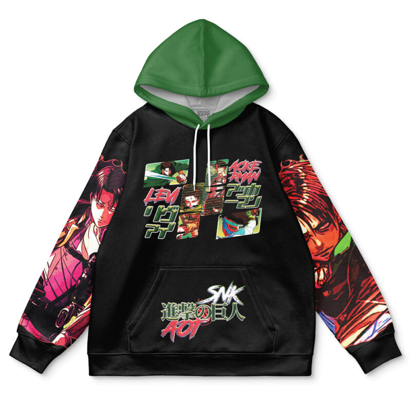 Levi Ackerman V4 Attack on Titan Streetwear Hoodie - Image 2