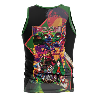Levi Ackerman V4 Attack on Titan Streetwear Tank Top