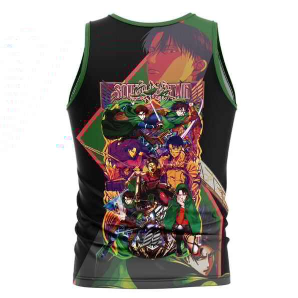 Levi Ackerman V4 Attack on Titan Streetwear Tank Top