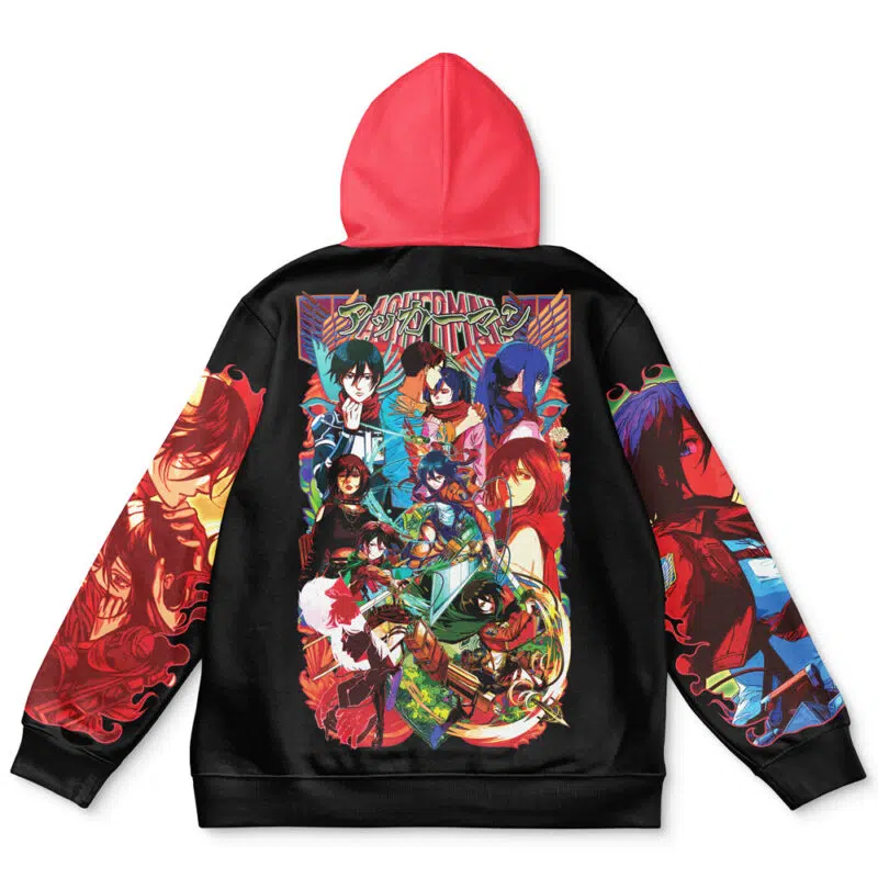 Mikasa Ackerman Attack on Titan Streetwear Hoodie