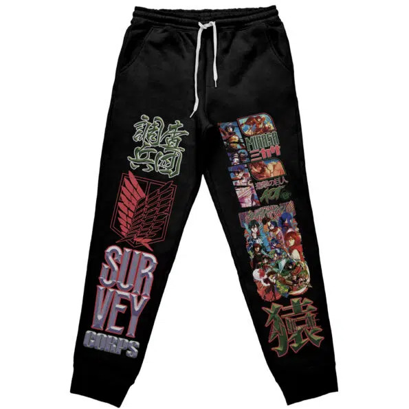 Mikasa Ackerman Attack on Titan Streetwear Sweatpants