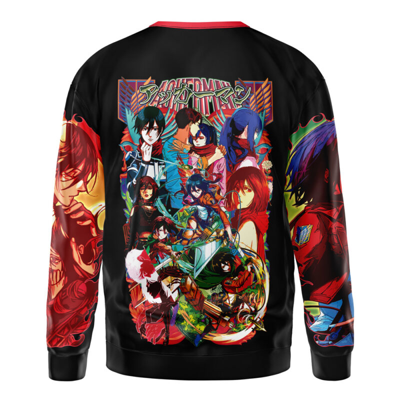 Mikasa Ackerman Attack on Titan Streetwear Sweatshirt