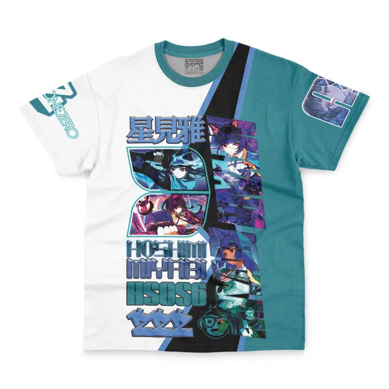 Hoshimi Miyabi Zenless Zone Zero Streetwear T-Shirt - Image 4