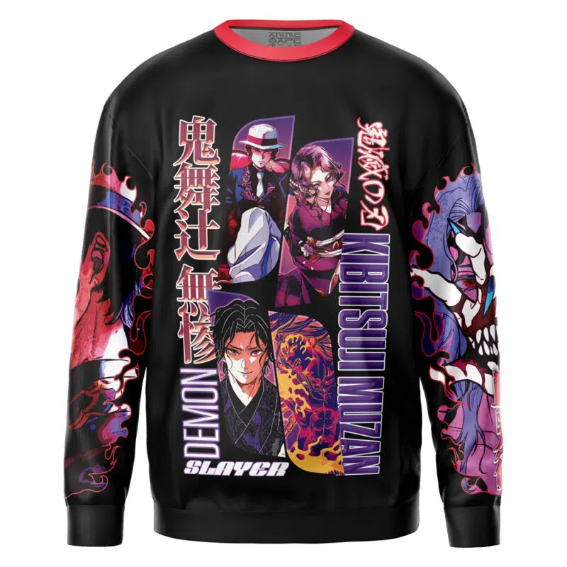 Kibitsuji Muzan Demon Slayer Streetwear Sweatshirt - Image 2