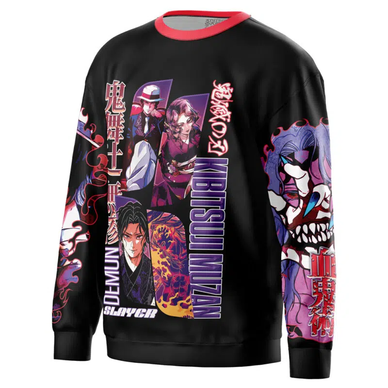 Kibitsuji Muzan Demon Slayer Streetwear Sweatshirt - Image 3