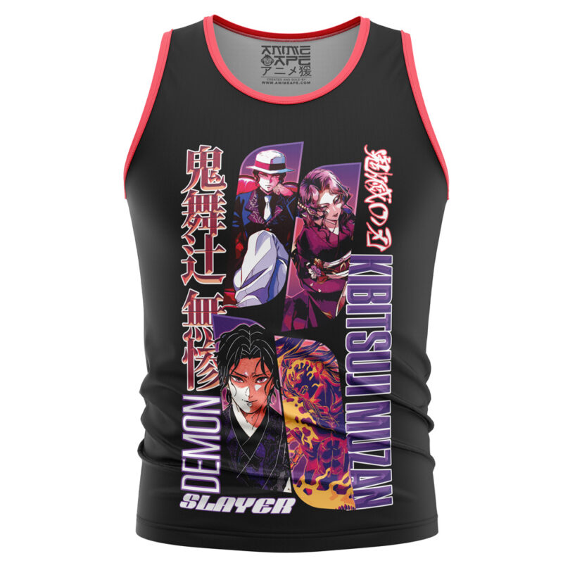 Kibitsuji Muzan Demon Slayer Streetwear Tank Top - Image 2