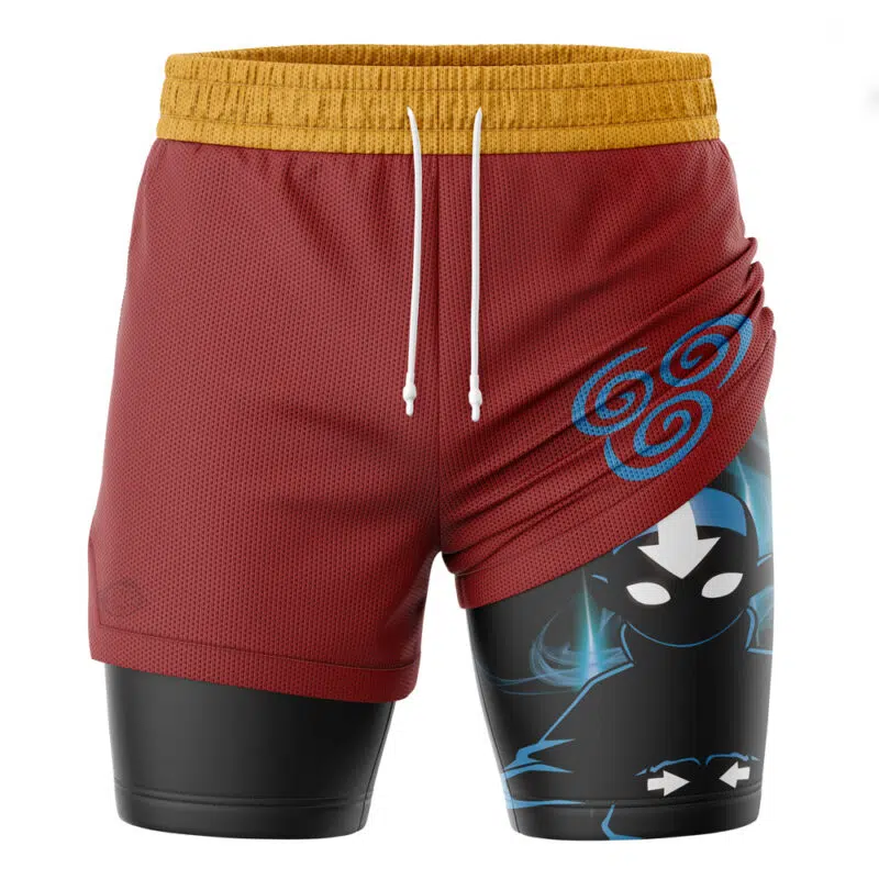 Aang Avatar The Last Airbender 2-in-1 Performance Shorts