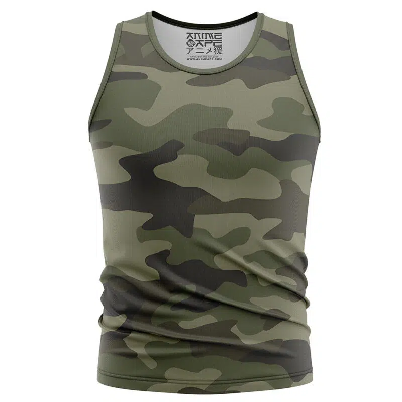 Akira Kazama Camo Street Fighter Tank Top