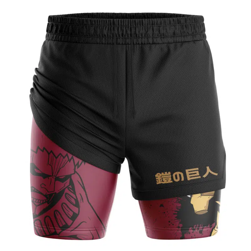 Armored Titan Attack on Titan 2-in-1 Performance Shorts - Image 3