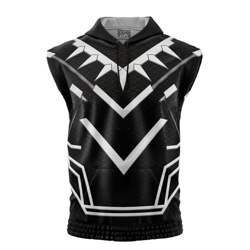 Black Panther Cosplay Marvel Sleeveless Hoodie