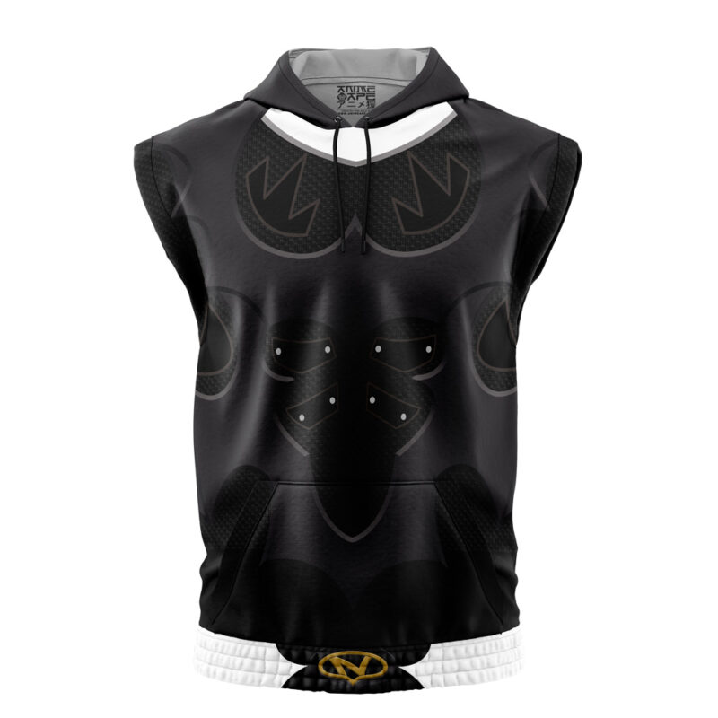 Black Psycho Ranger Power Rangers Sleeveless Hoodie