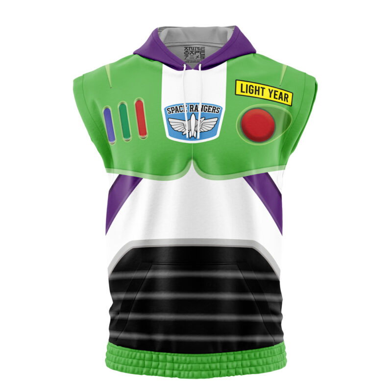 Buzz Lightyear Disney Sleeveless Hoodie