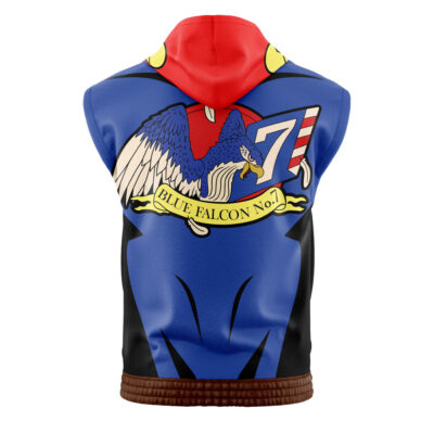 Captain Falcon Coplay Super Smash Bros Sleeveless Hoodie