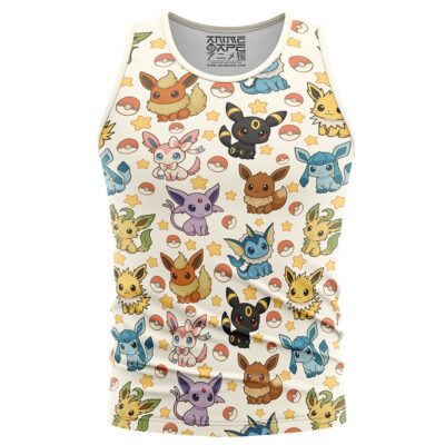 Chibi Eeveelutions Pokemon Tank Top