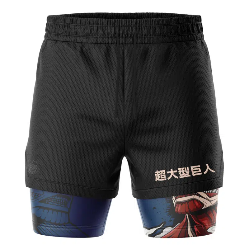 Colossal Titan Attack on Titan 2-in-1 Performance Shorts - Image 2