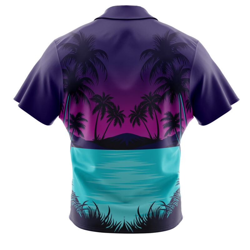 Cowabunga 80s Teenage Mutant Ninja Turtles Button Up Hawaiian Shirt - Image 2