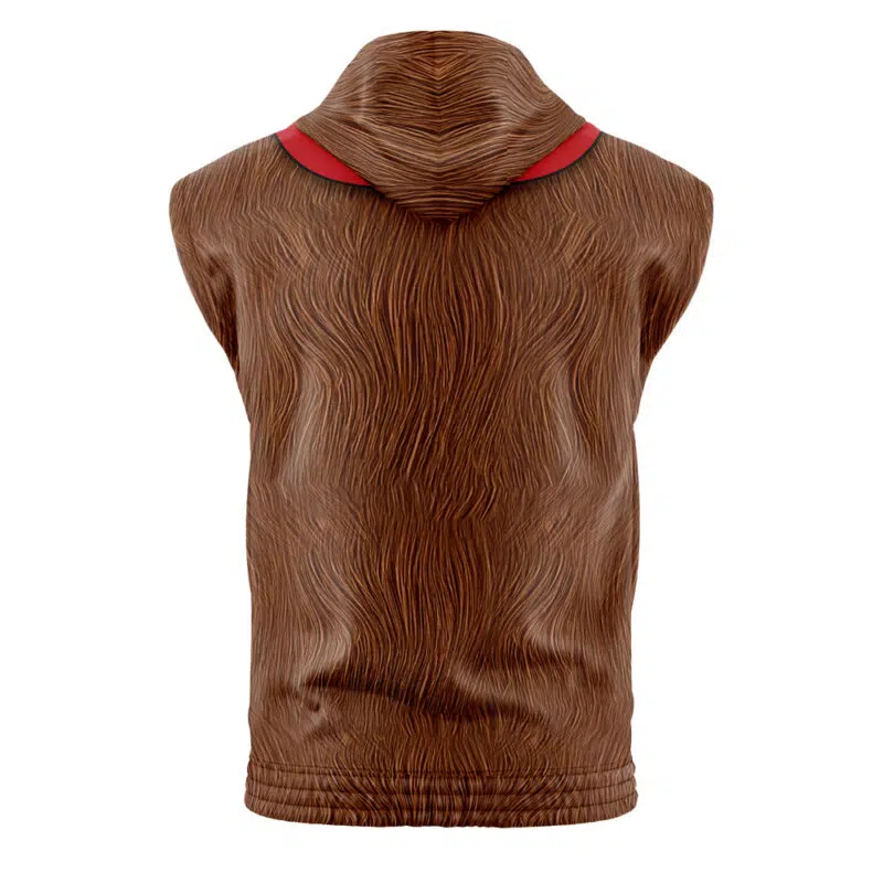 Donkey Kong Coplay Super Smash Bros Sleeveless Hoodie - Image 2