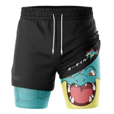 Feraligatr Pokemon 2-in-1 Performance Shorts