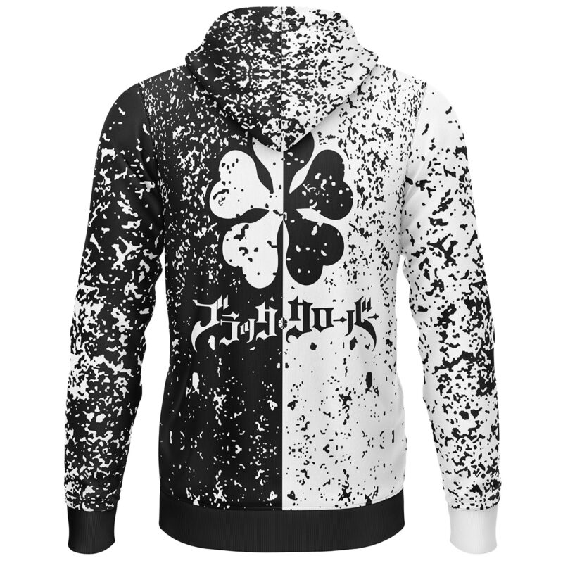 Five Leaf Clover Black Clover Lightweight Hoodie - Image 2